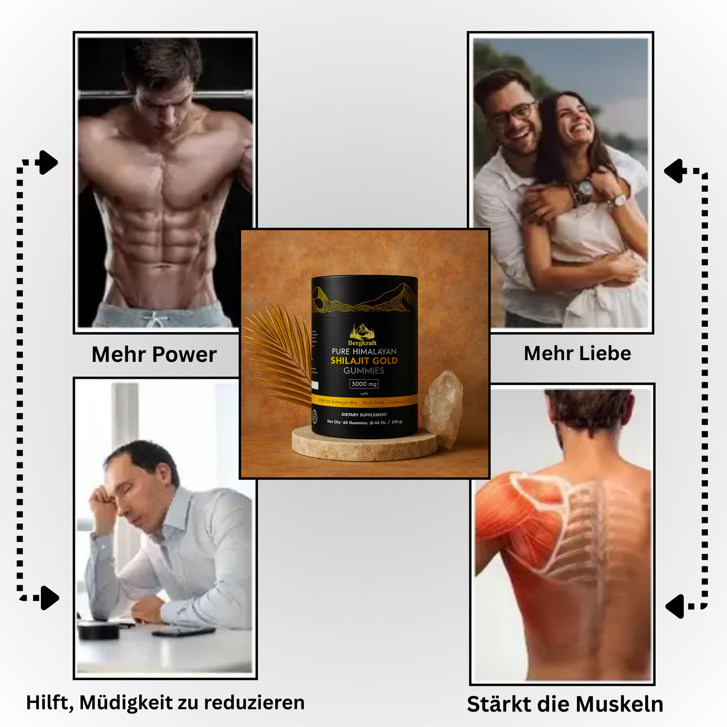 Bergkraft Shilajit Gold Gummies